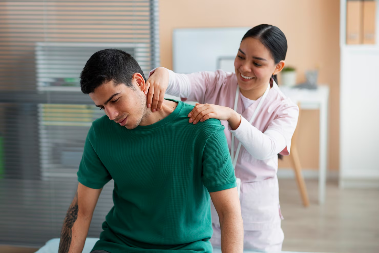 Physiotherapy treatment session at Heal Physio & Wellness Clinic
